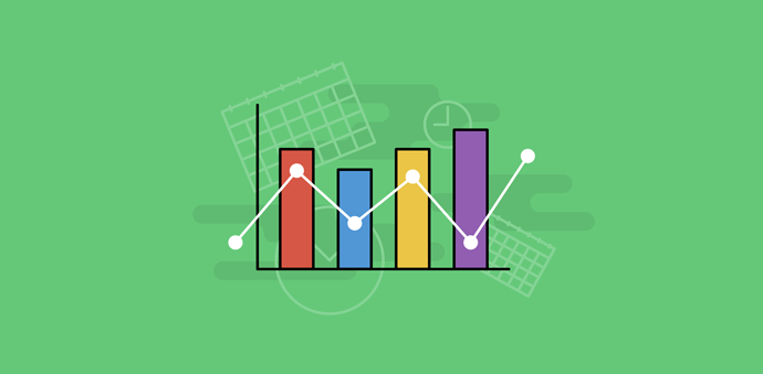 illustration of charts, graphs, figures