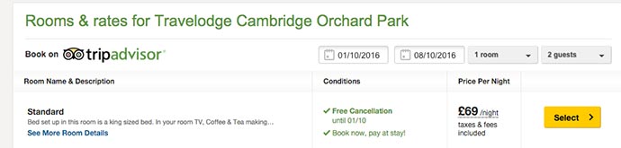 look up trip advisor booking